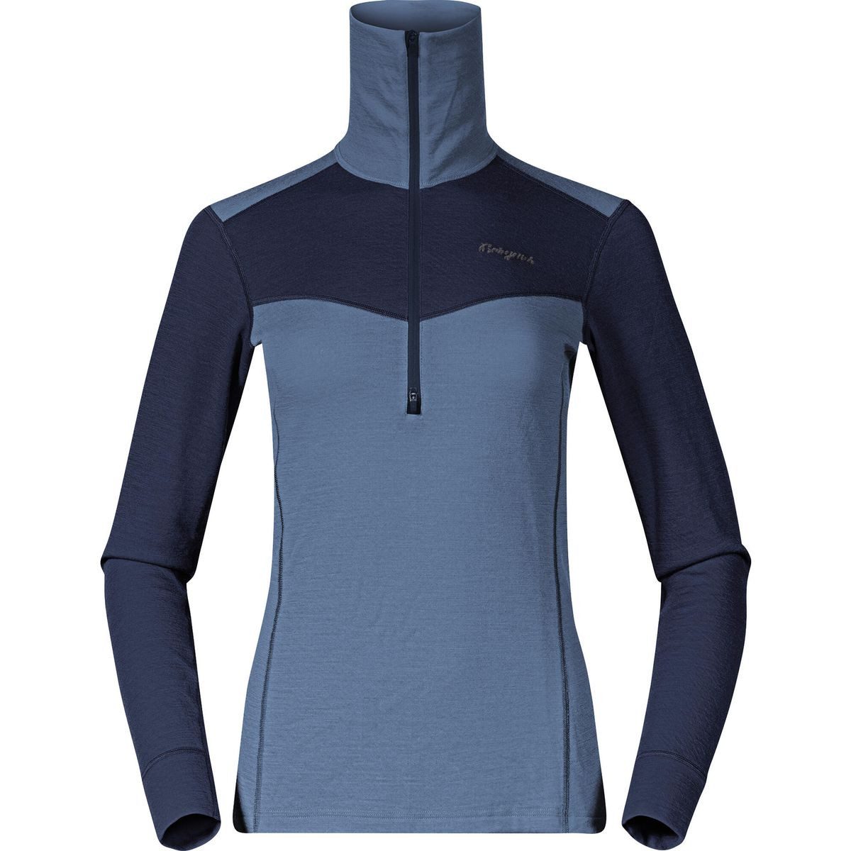 Bergans Layershirt Inner:dual Merino Half Zip Women Technische Leistung und Komfort vereinen sich in dieser