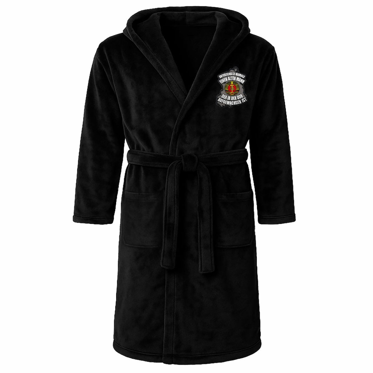 deinshirt Bademantel Alter Mann aus der DDR, lange Länge, 100% Polyester, K günstig online kaufen