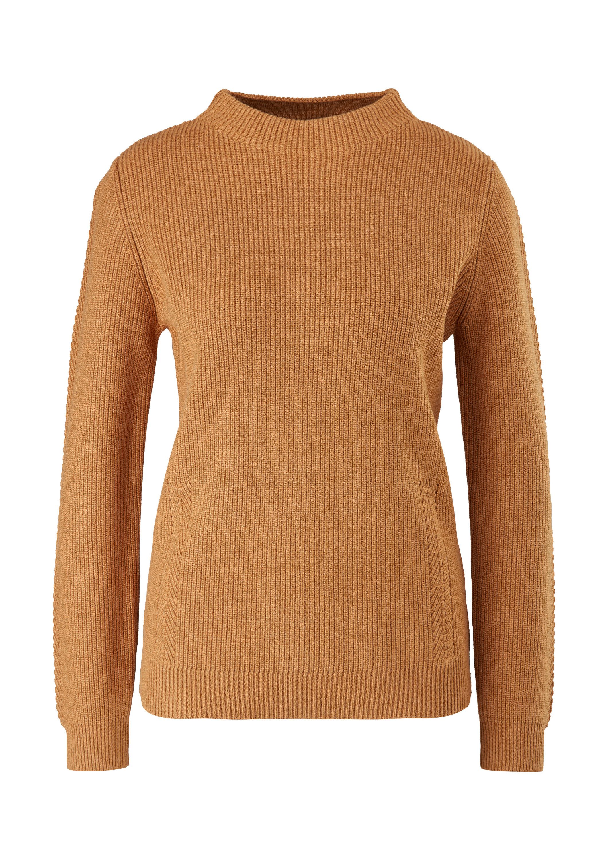 s.Oliver Longpullover Strickpullover Strickpulli mit Stehkragen günstig online kaufen