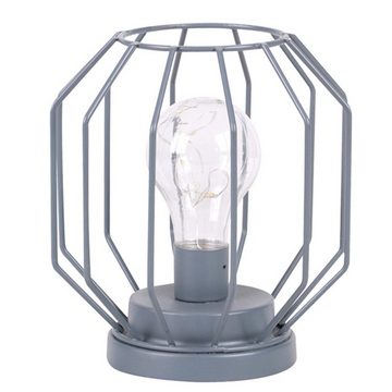 HTI-Living Kerzenlaterne Stehlampe Tischlampe Dekolampe Industriedesign (Stück, 1 St., 1 LED Lampe)