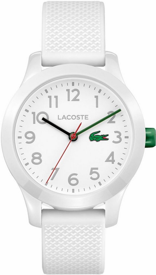 Lacoste Quarzuhr LACOSTE.12.12 KIDS, 2030003, ideal auch als Geschenk,  Gehäuse aus Kunststoff, Ø ca. 32 mm