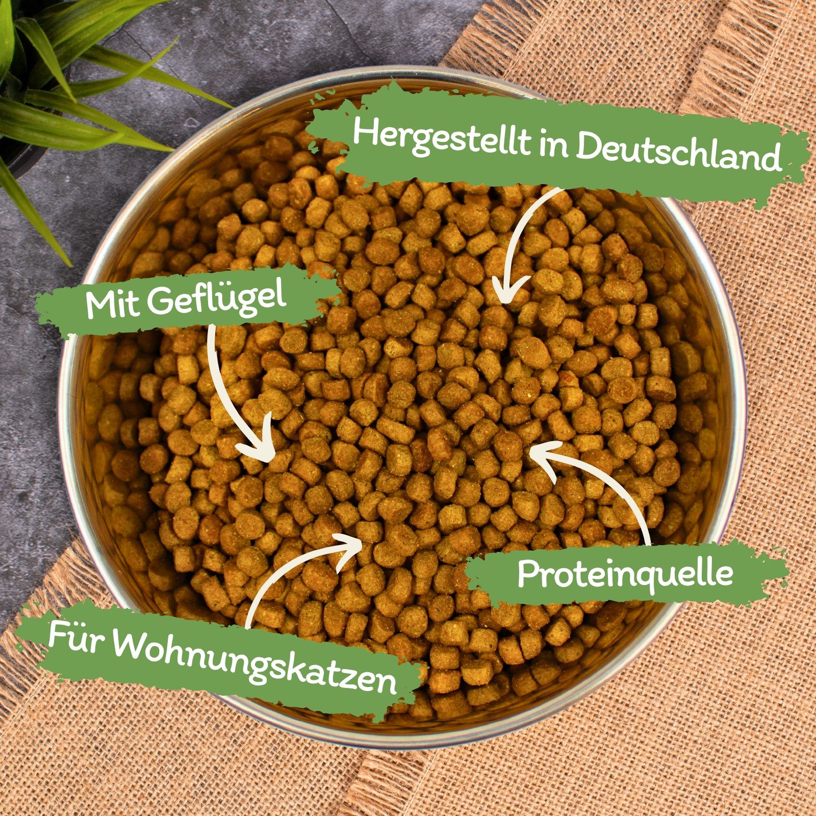 Lecker.Pet 2,5 kg Lecker.Pet® Balu's Indoor Geflügel Trockenfutter Vollnahrung Geflügel, Trockenfutter für: Katze