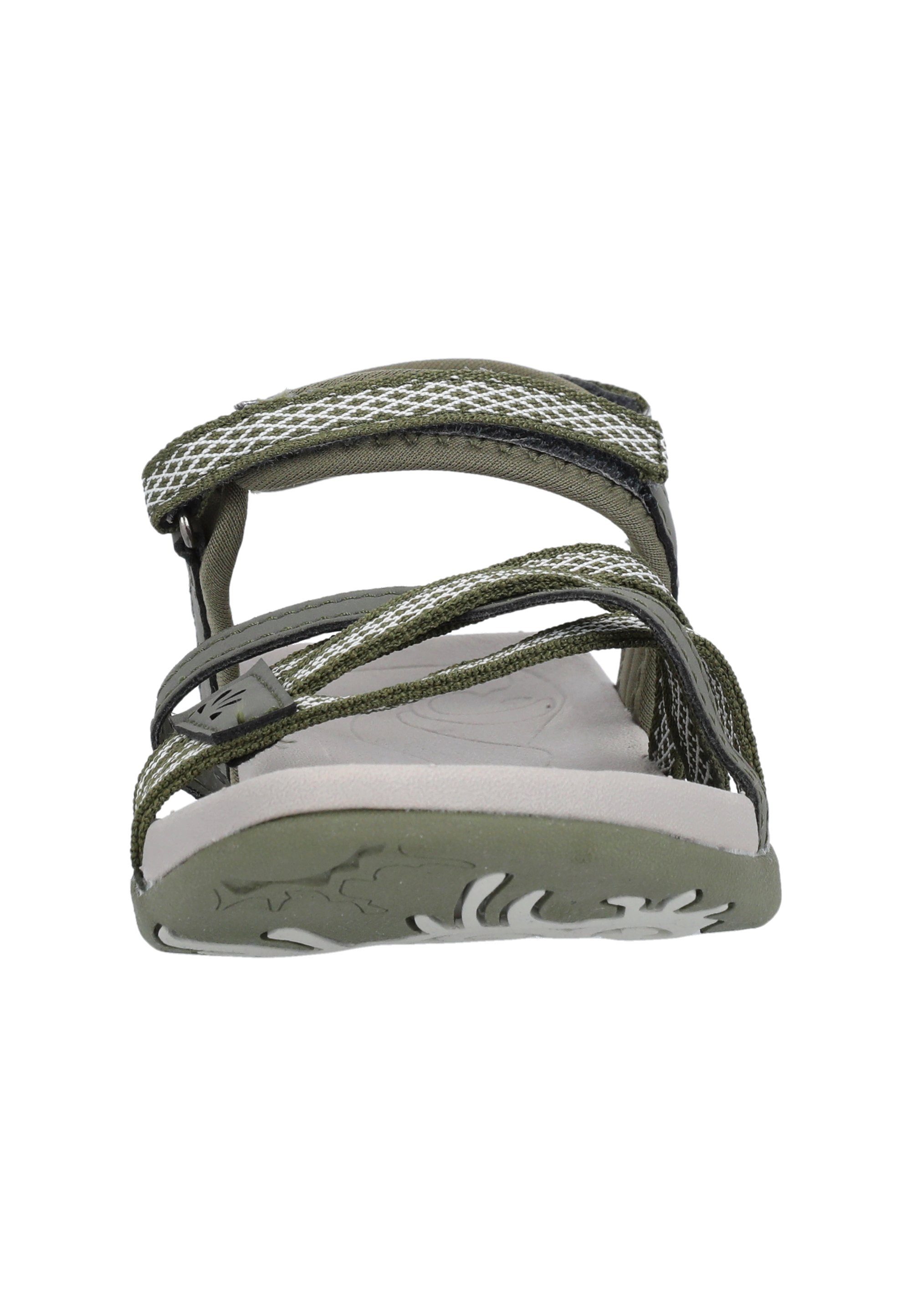 Sandale mit Aarhus CRUZ praktischem Klettverschluss grün