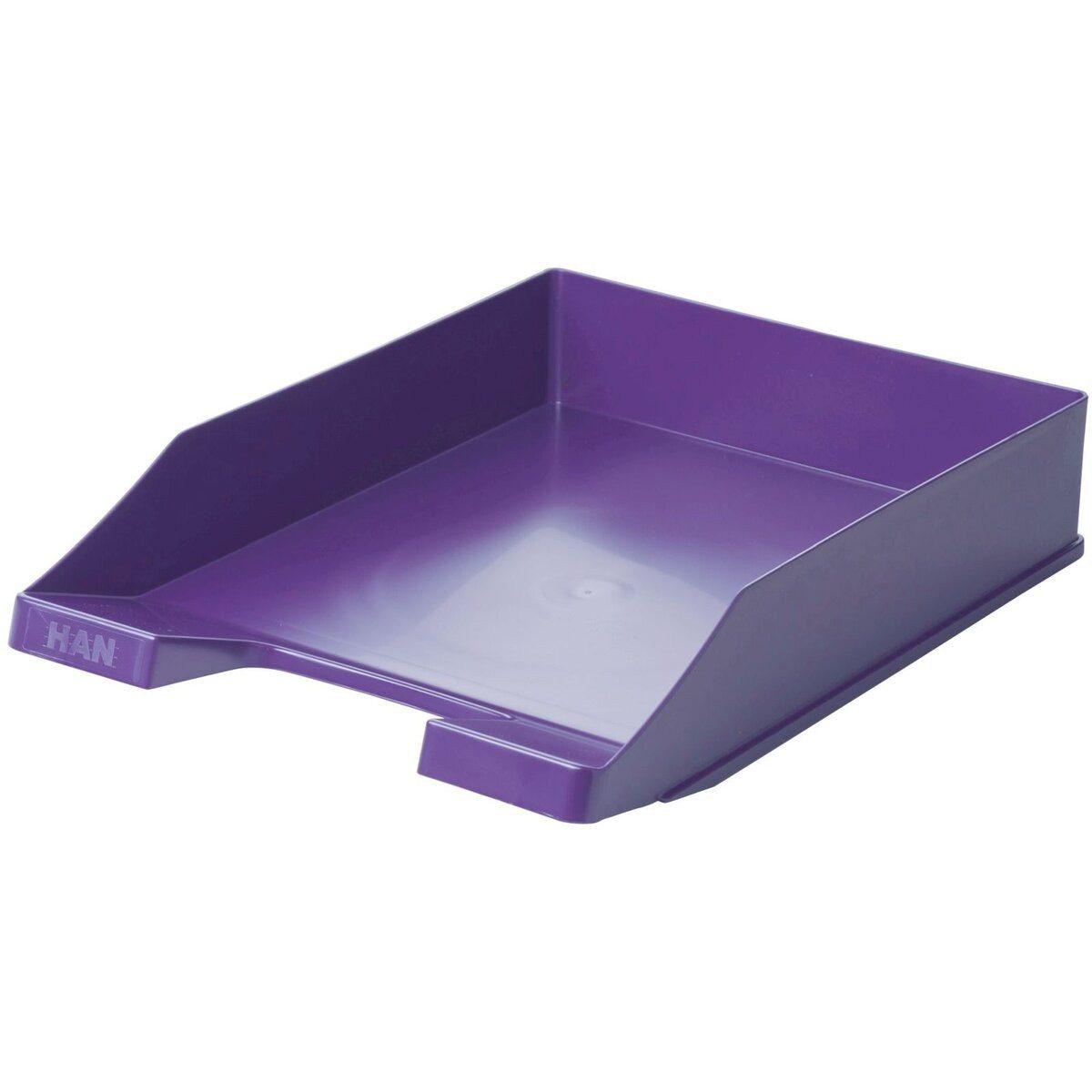 HAN-Bürogeräte Briefablage Briefablage Klassik A4/C4 stapelbar stabil modern Trend Colour lila