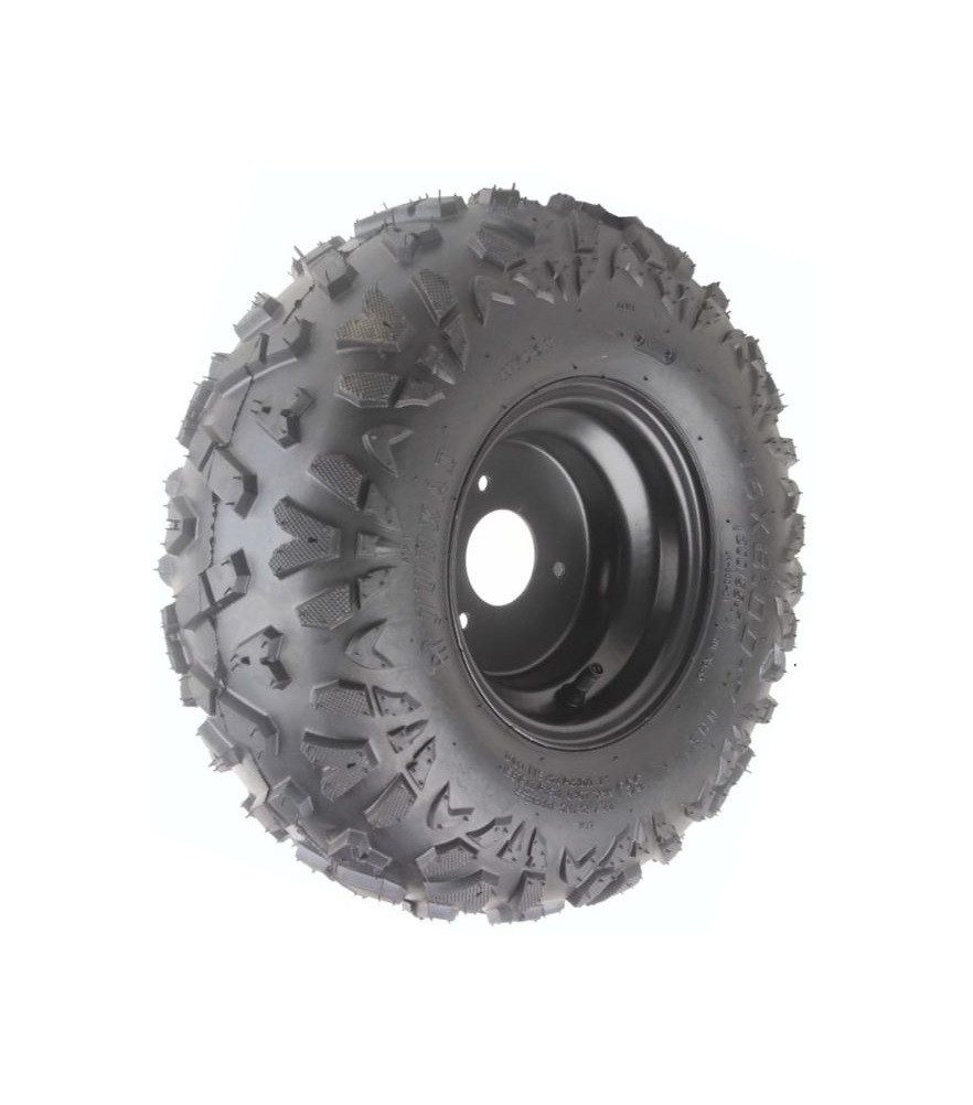 FunSport-Factory Kinderfahrzeug-Räder 2er Set Komplettrad Quadreifen Reifen 16x8-7 links/rechts, A-Shape-Profil, hoher Grip, für Quads, robust & langlebig