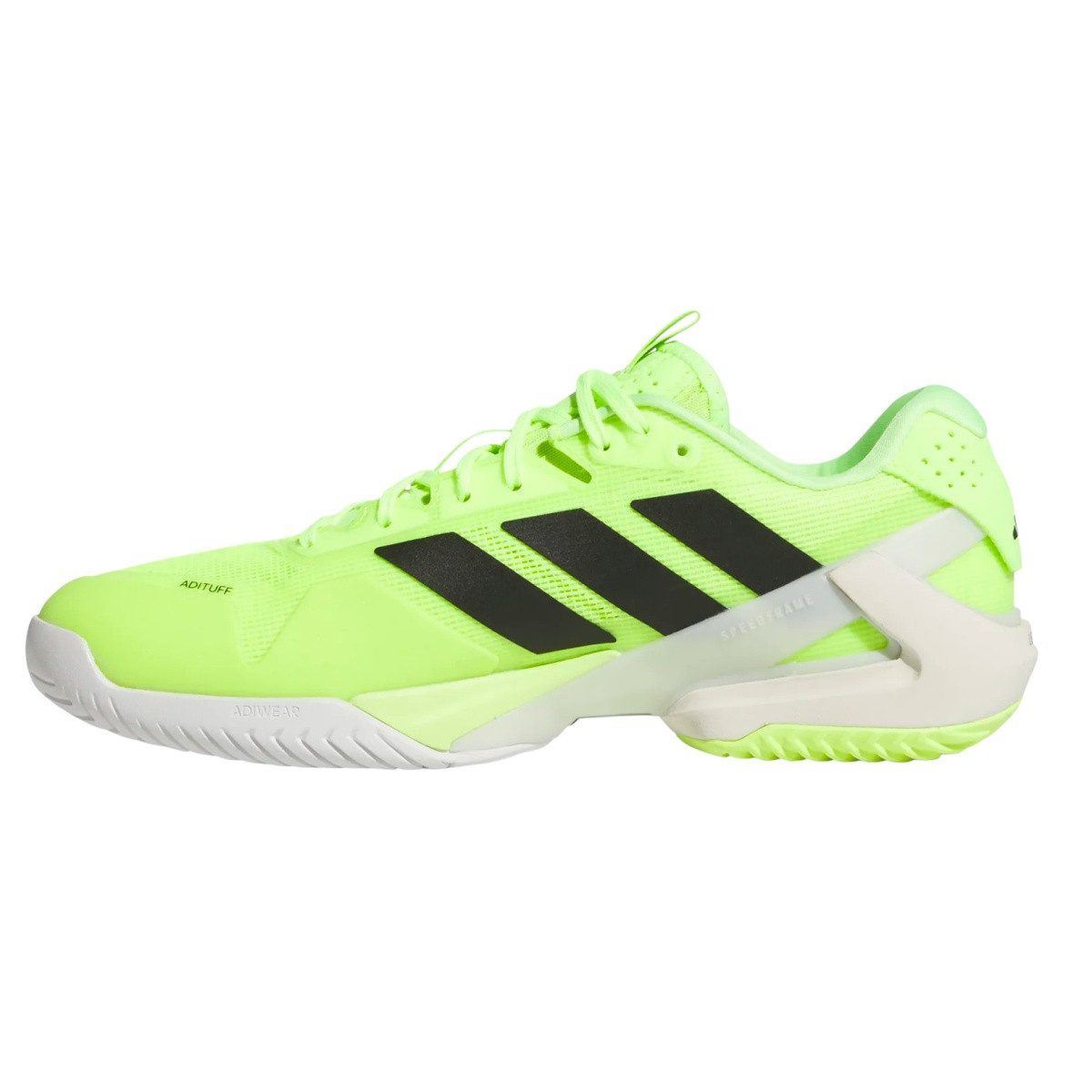 adidas Performance adizero Ubersonic 5 Allcourt/Leichtigkeit limegrün/schwarz Herren Tennisschuh