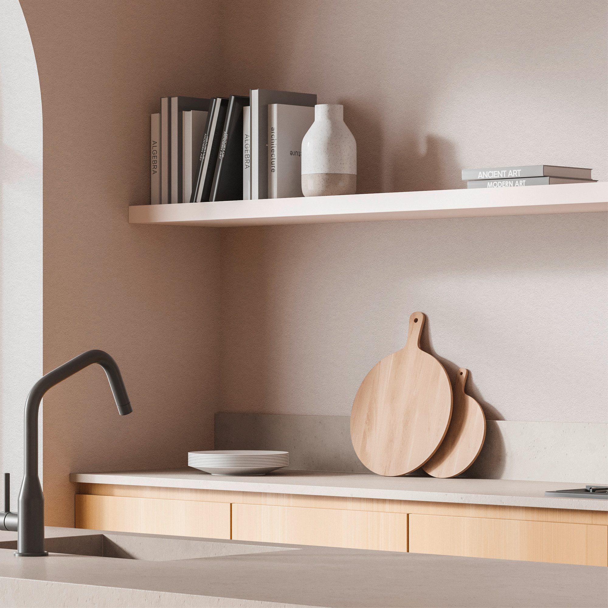 A.S. Création Vliestapete Meistervlies, leicht strukturiert, einfarbig, uni, unifarben, Uni Tapete einfarbig Überstreichbar Tapeten Wohnzimmer modern Design