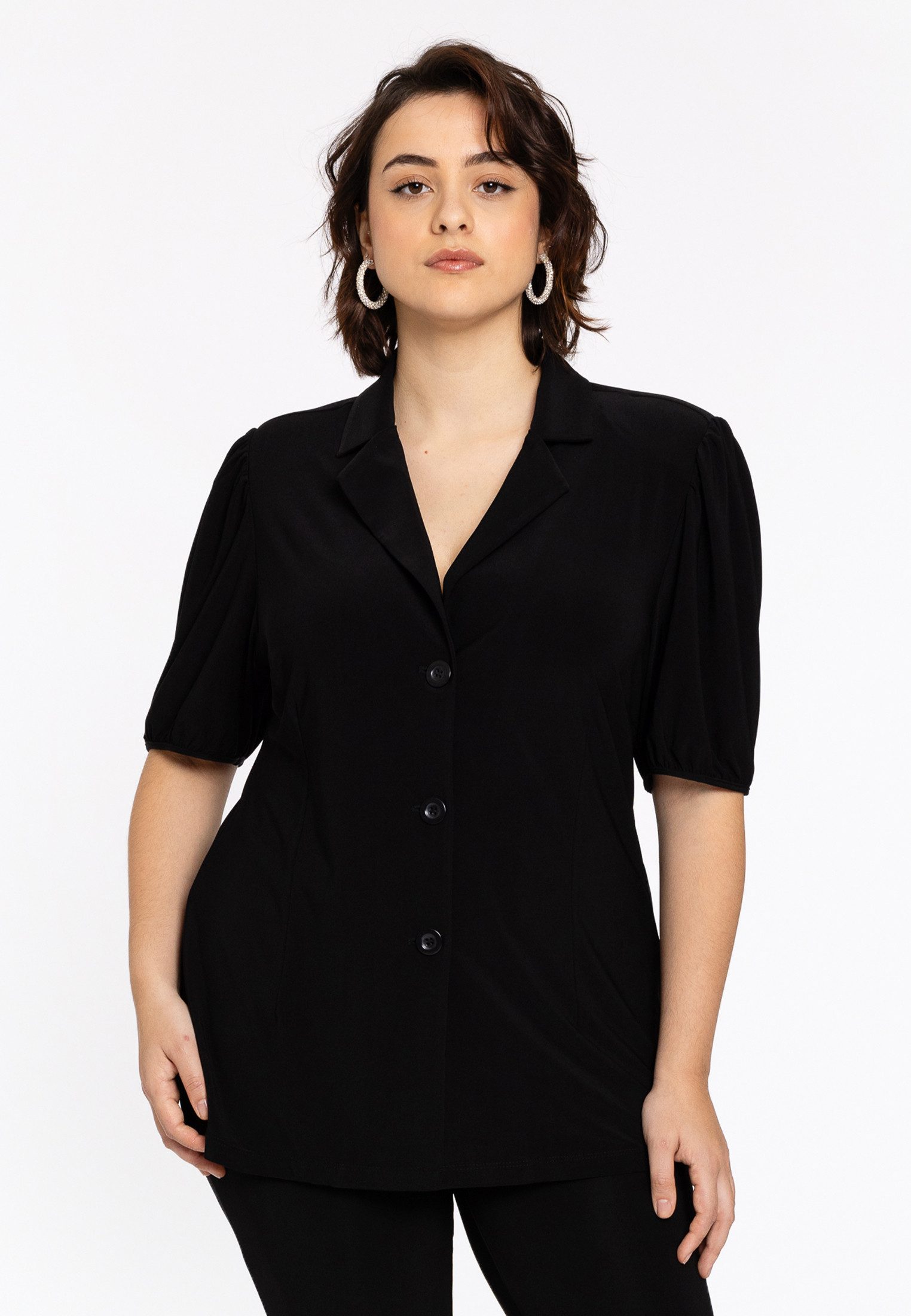 YOEK Jackenblazer Damen Blazer mit Puffärmeln