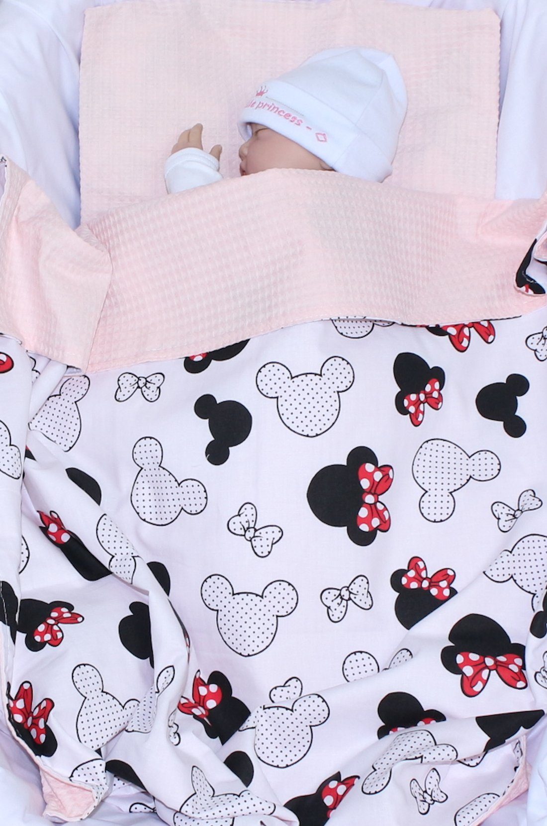 Babydecke Babydecke Waffelpiqué Baumwolle Kuscheldecke Kinderwagendecke, Pr günstig online kaufen