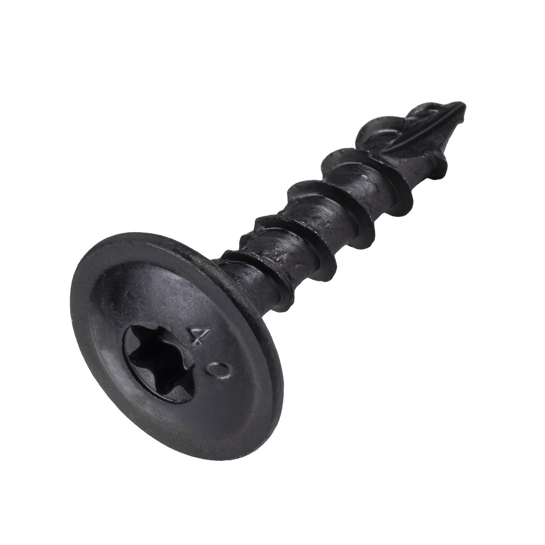 SCREWREBEL Holzbauschraube Tellerkopfschraube 8x40 mm – schwarz – TX40 – ETA – 50 Stück