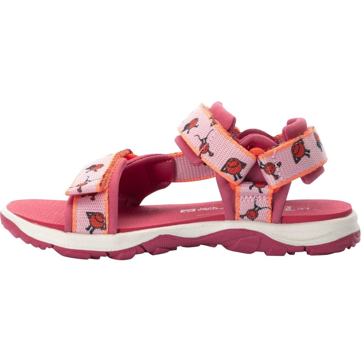 Jack Wolfskin Smileyworld Sandal K Outdoorsandale Robuste, multifunktionale Kindersandale für Frühlings- und