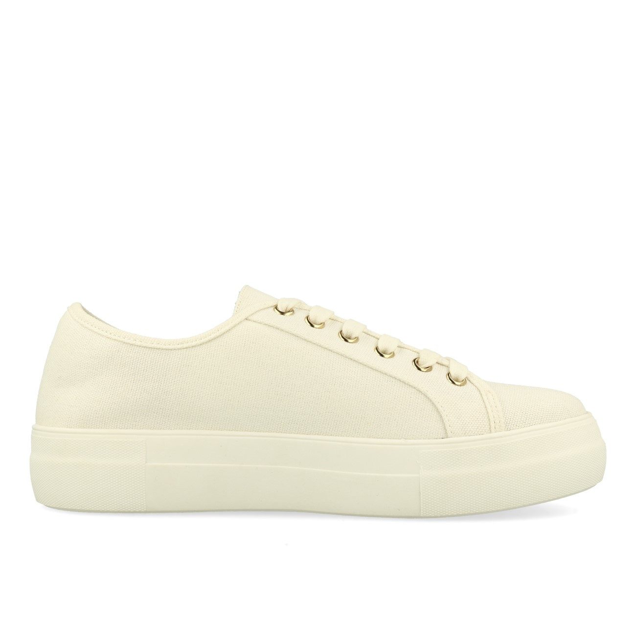 La Strada La Strada 1905091 Damen Sneaker White Canvas Sneaker
