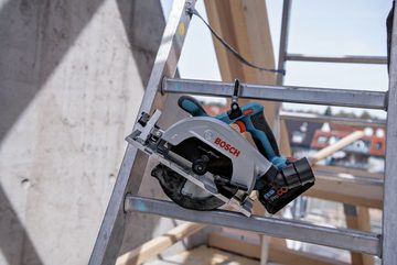 BOSCH Akku-Handkreissäge GKS 18V-57-2 L, Kreissäge mit 2x Akku ProCORE 5,5 Ah - in L-BOXX 238