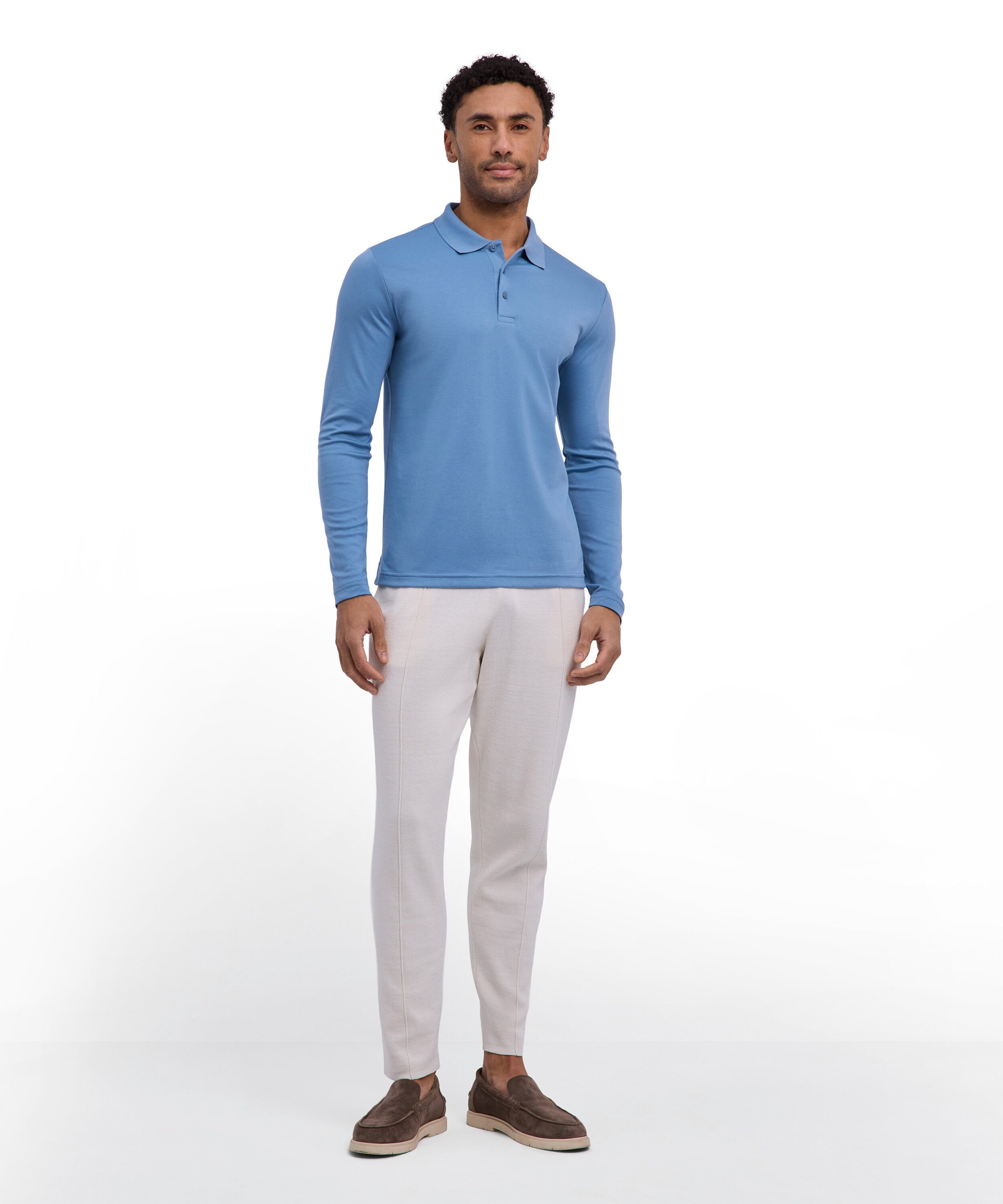 FALKE Poloshirt Polo Shirt aus hochwertiger Pima-Baumwolle (1-tlg., 1) aus hochwertiger Pima-Baumwolle