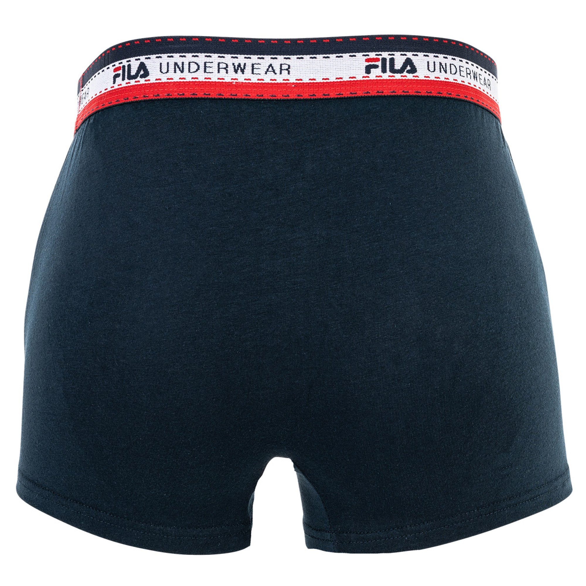 Fila Boxer Herren Boxershort 4er Pack Baumwollmischung (Packung, 4er Pack)