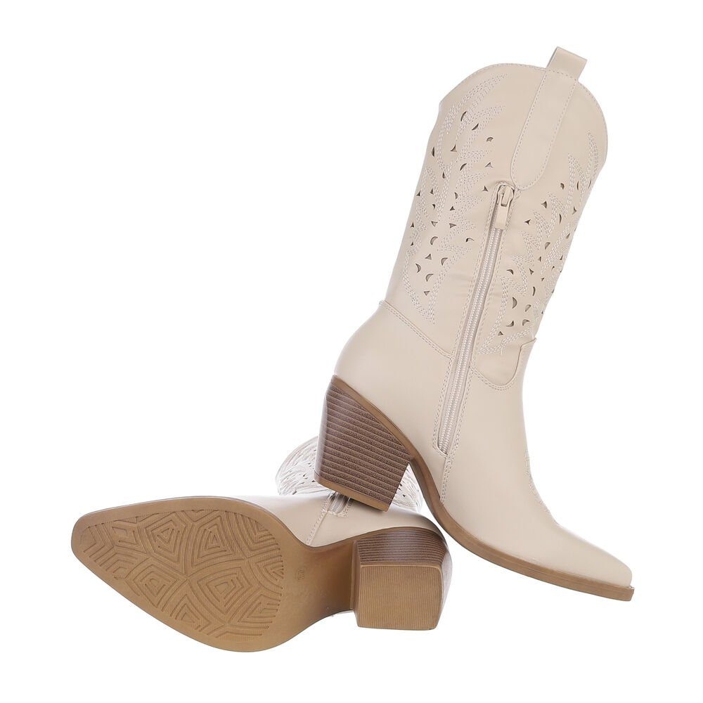 Ital-Design Damen Cowboyboots Western Westernstiefel (84160560) günstig online kaufen