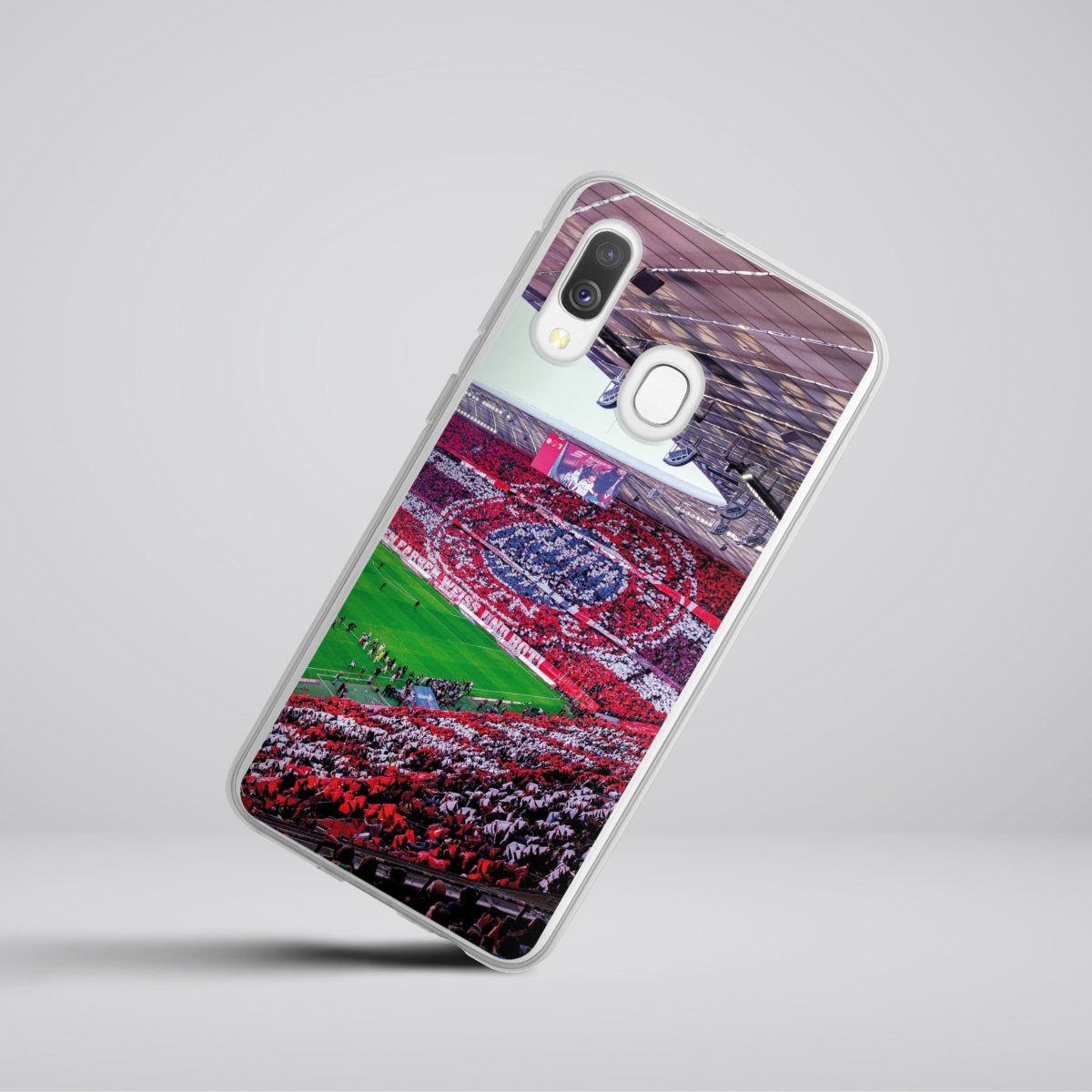 DeinDesign Handyhülle FCB Stadion FC Bayern München FCB Stadion Tribüne, Samsung Galaxy A40 Silikon Hülle Bumper Case Handy Schutzhülle
