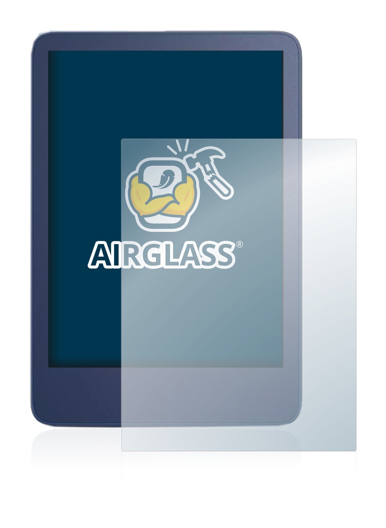 BROTECT AirGlass Panzerfolie Für Tolino Vision 5 – 3 Stück, 9H Kratzfest, Anti-Fingerprint, Made In Germany
