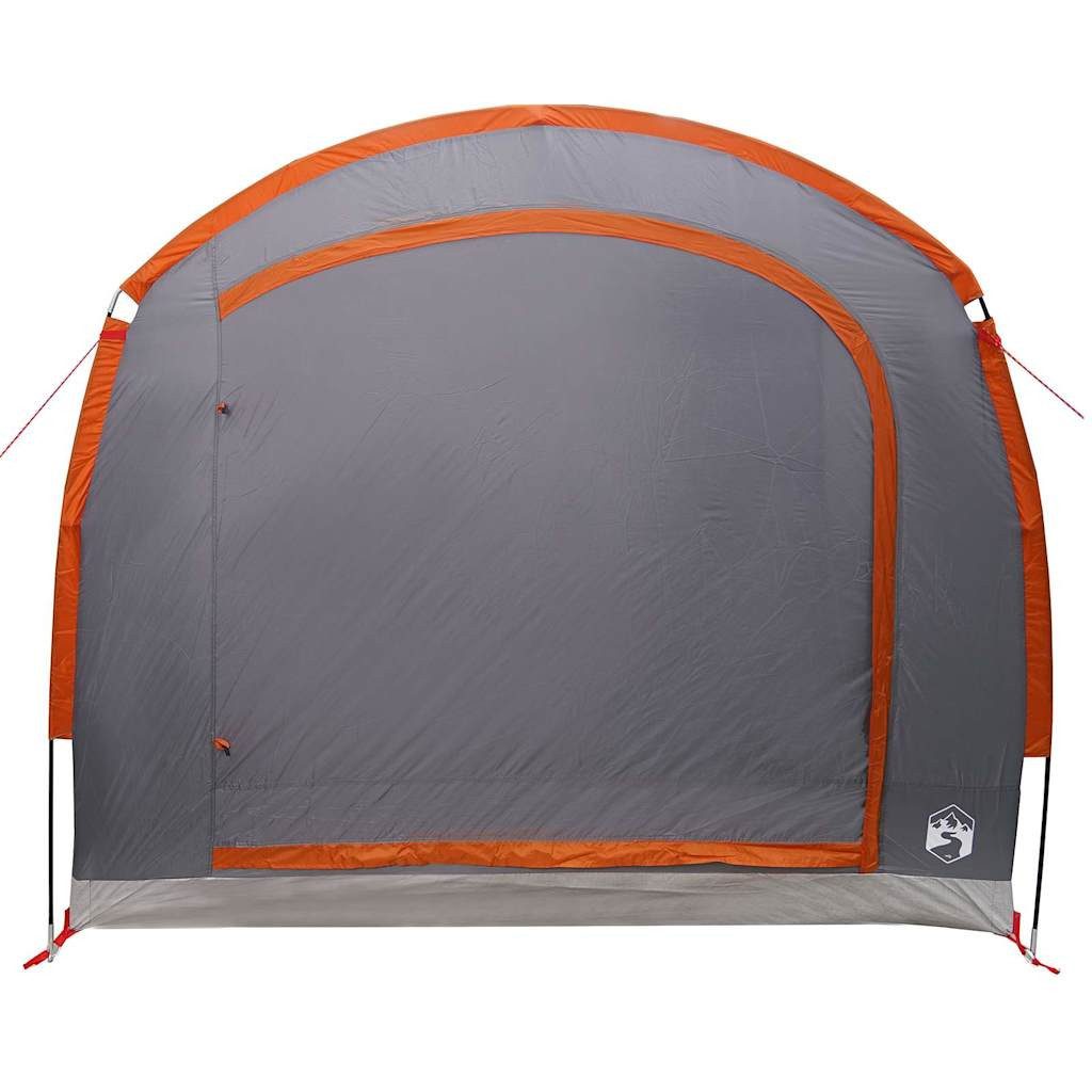 vidaXL Gerätezelt Zelt mit Dach Grau und Orange 268 x 240 x 191 cm Polyester, (1 tlg)