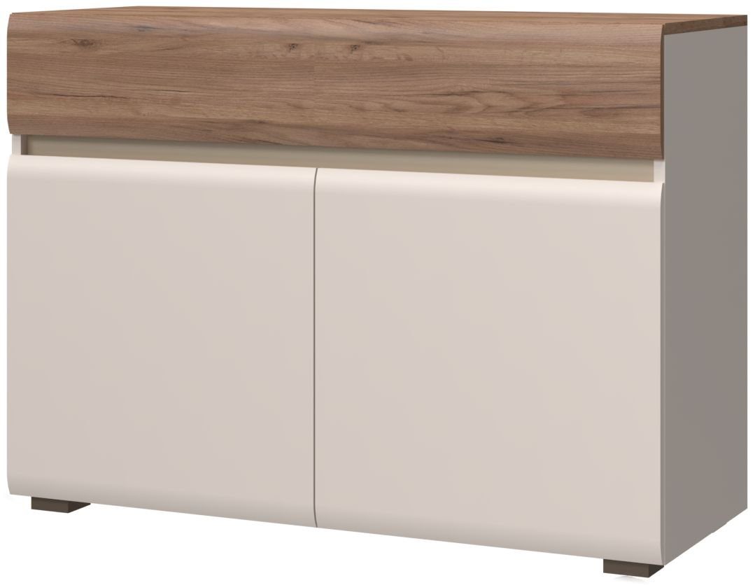 OTTO home Sideboard Invictus, Kommode Breite 118 bzw.176 cm, T/H:45/85cm (Soft-Close Funktion, höhenverstellbare Füße), 2trg. bzw. 3trg, mit 1 oder 3 Schubladen, grifflose Fronten