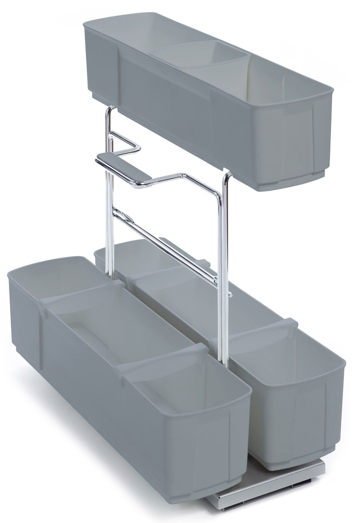 livingpoint24 Schubladeneinsatz Kesseböhmer Schrankauszug Küche, Küchenauszug ab 40 cm Schrank
