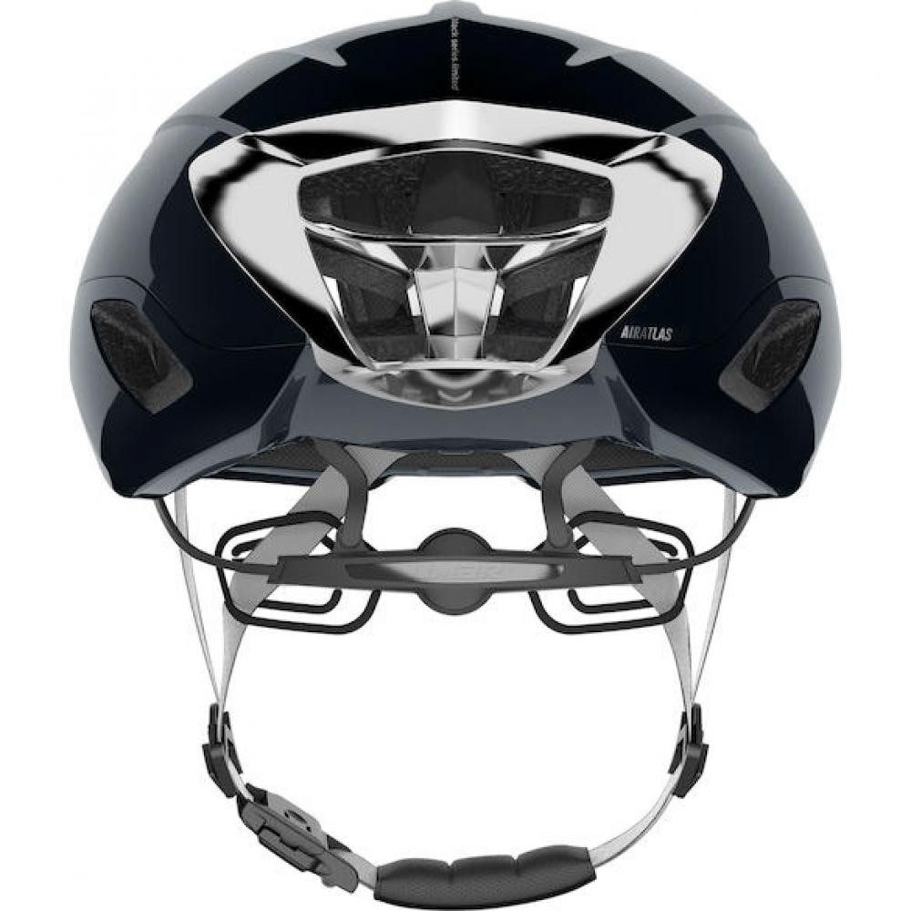 LIMAR Fahrradhelm Limar Air Atlas W&B Midnight Black Silver S Schwarz/Silber - aerodynam