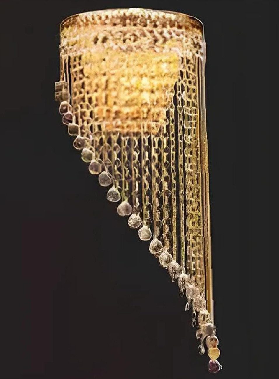 Xlmoebel Wandleuchte Elegante Goldene Wandleuchte Moderne Stilvolle Designer Wohnräume, Hergestellt in Europa