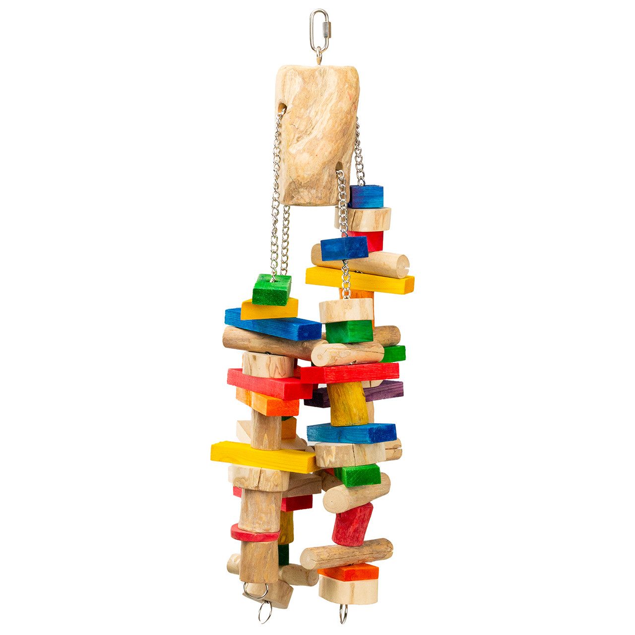Vogelspielplatz Chewing Log Papageienspielzeug aus Holz