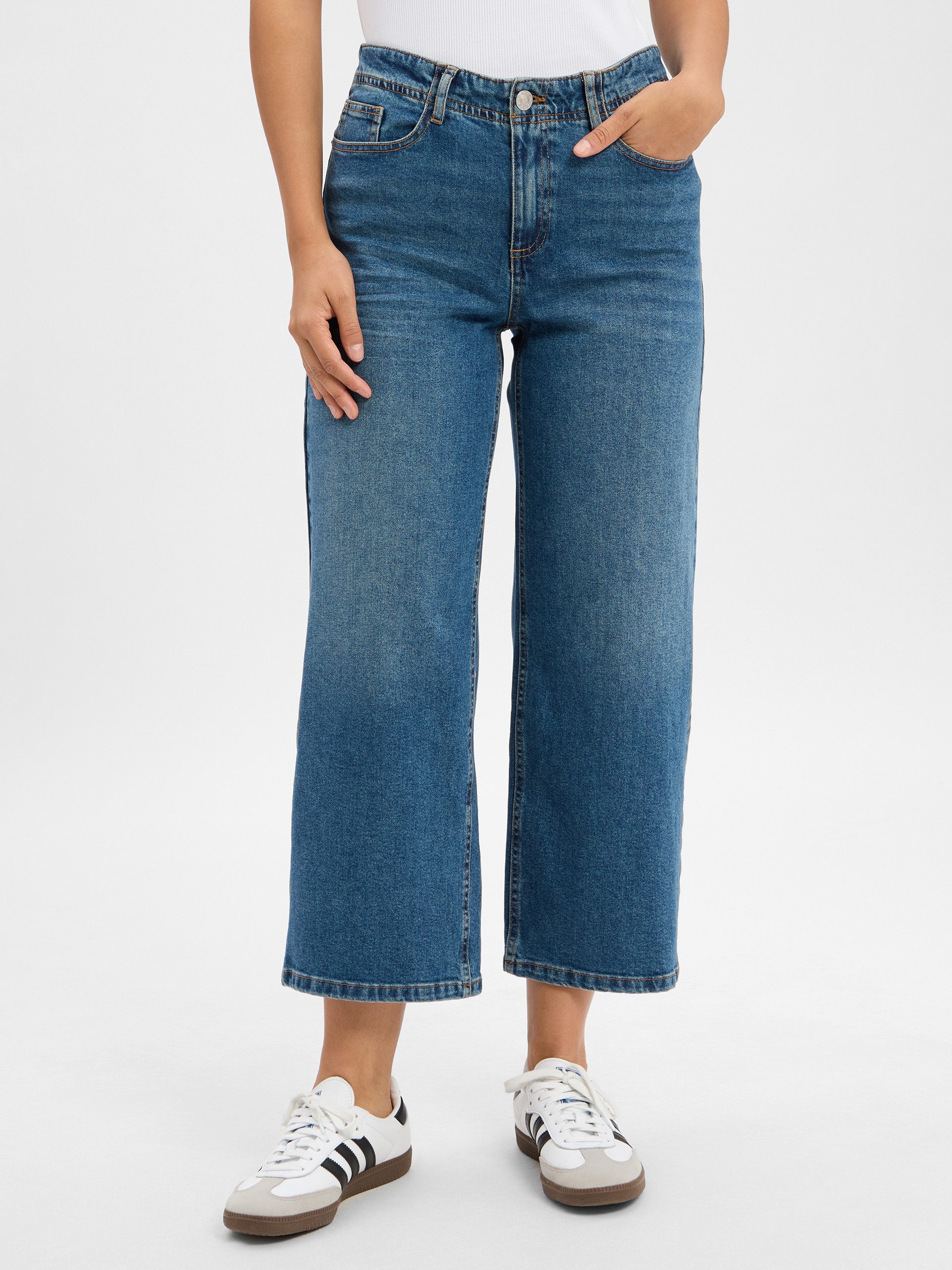 OPUS Straight-Jeans Lanah