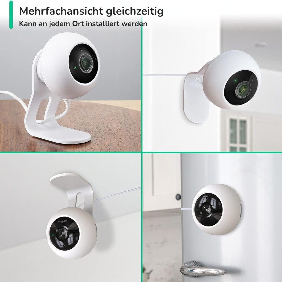 Winees Video-Babyphone, 2K HD Auflösung, Babymonitor, 1-tlg., App 24x7 Überwachung, Bewegungserkennung, Zwei-Wege-Audio, Flexible Installation, sicher, einfach – mit Alexa