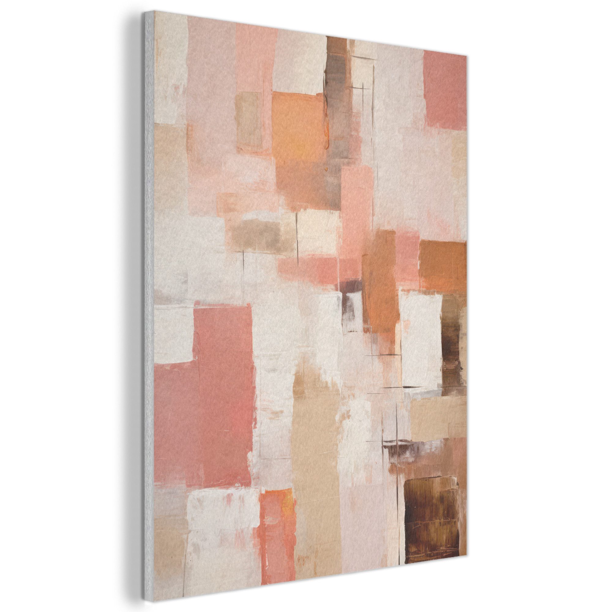 MuchoWow Gemälde Kunst - Rosa - günstig online kaufen