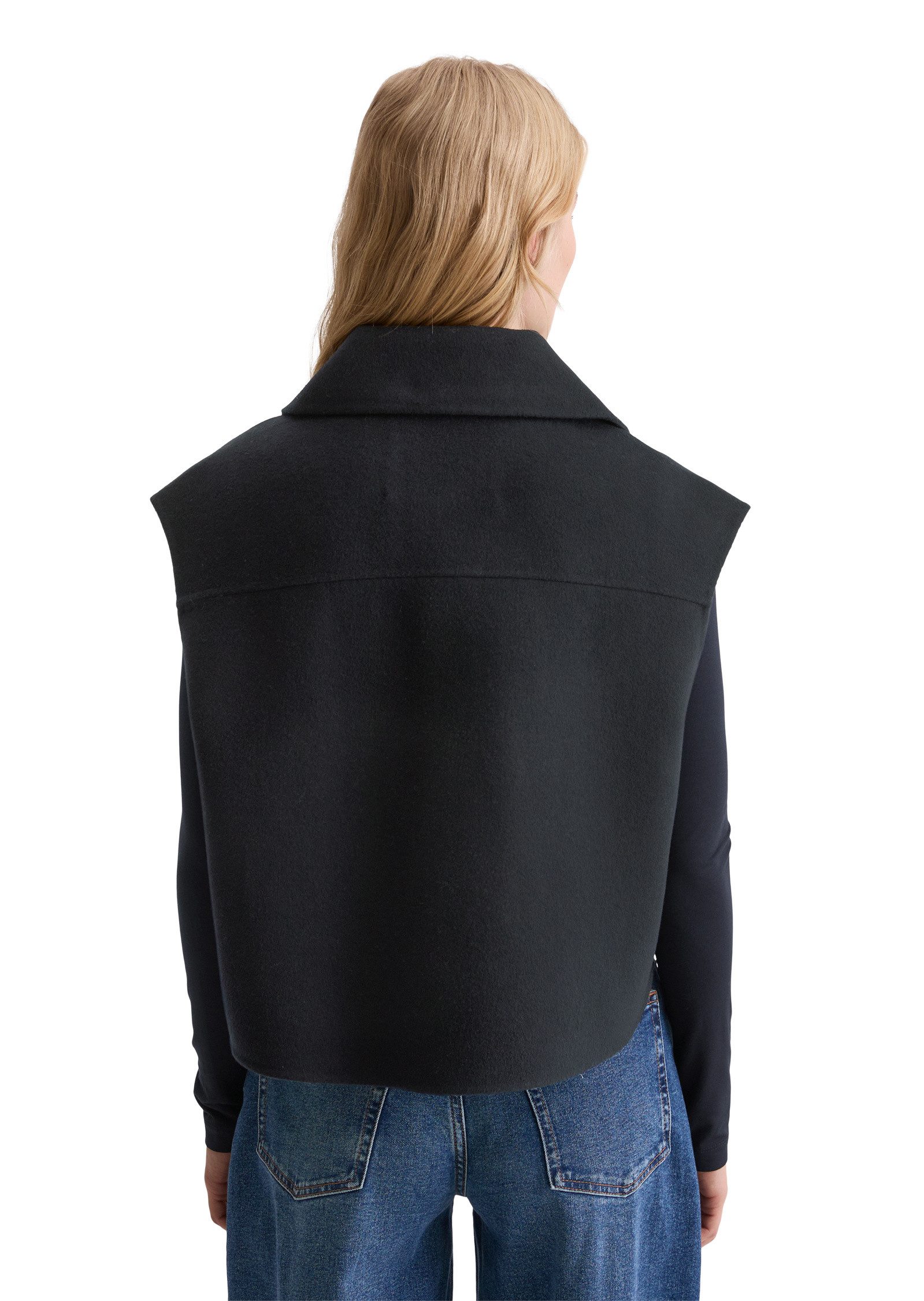 Marc O'Polo Steppweste aus edlem Woll-Doubleface