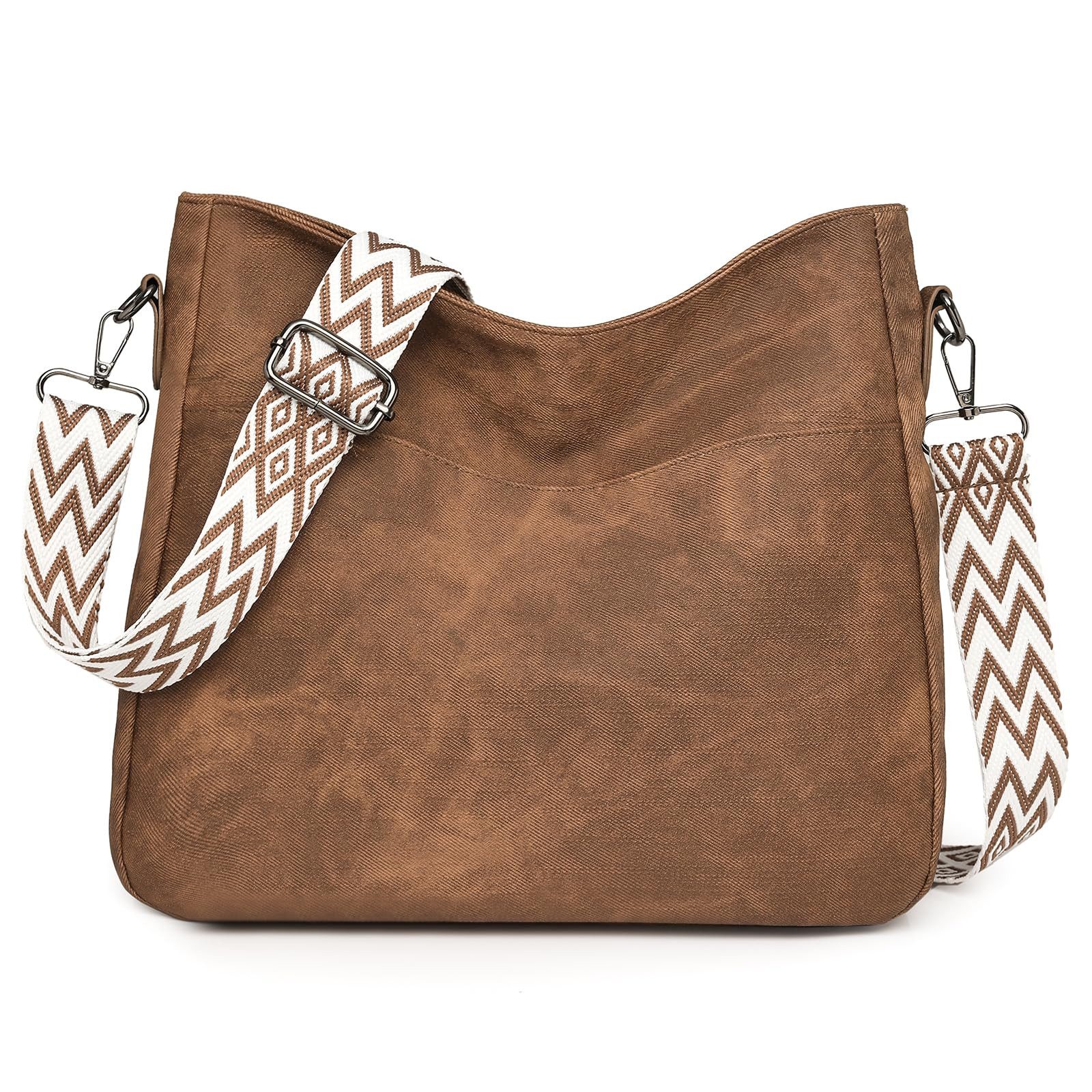 ibettertec Schultertasche Damen Umhängetasche mit Verstellbar Breiter Gurt,Leicht Crossbody Bag (Damen Umhängetasche,Mit Verstellbar,Breiter Gurt,PU-Material), für den täglichen Gebrauch, zum Pendeln