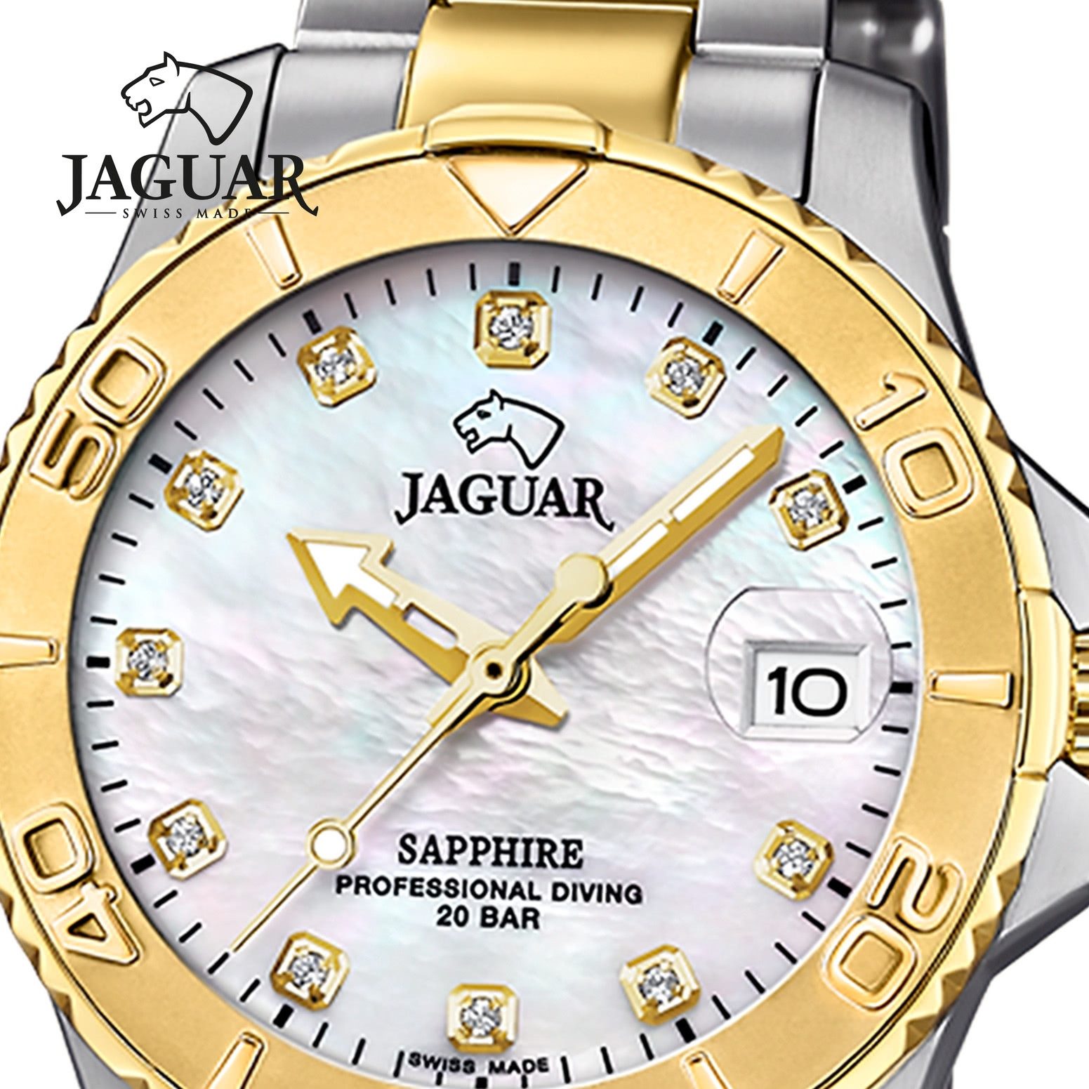 JAGUAR Quarzuhr Jaguar Damenuhr Edelstahl silber günstig online kaufen