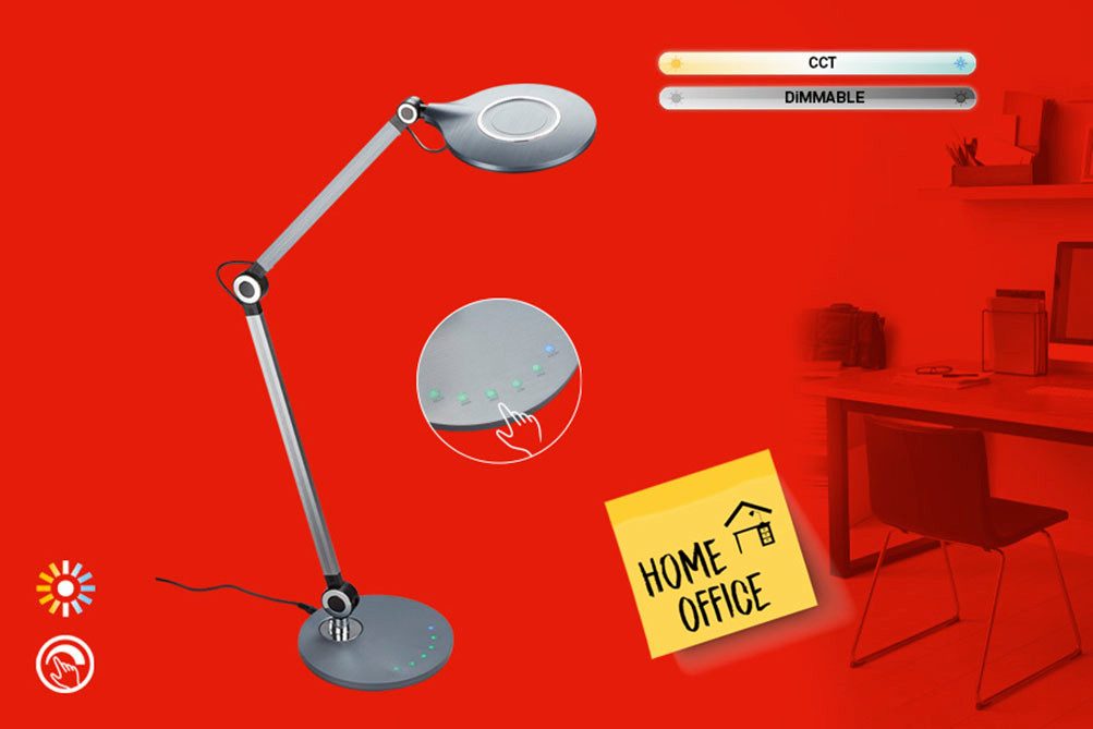LED-Schreibtischleuchte Office, anthrazit, CCT günstig online kaufen