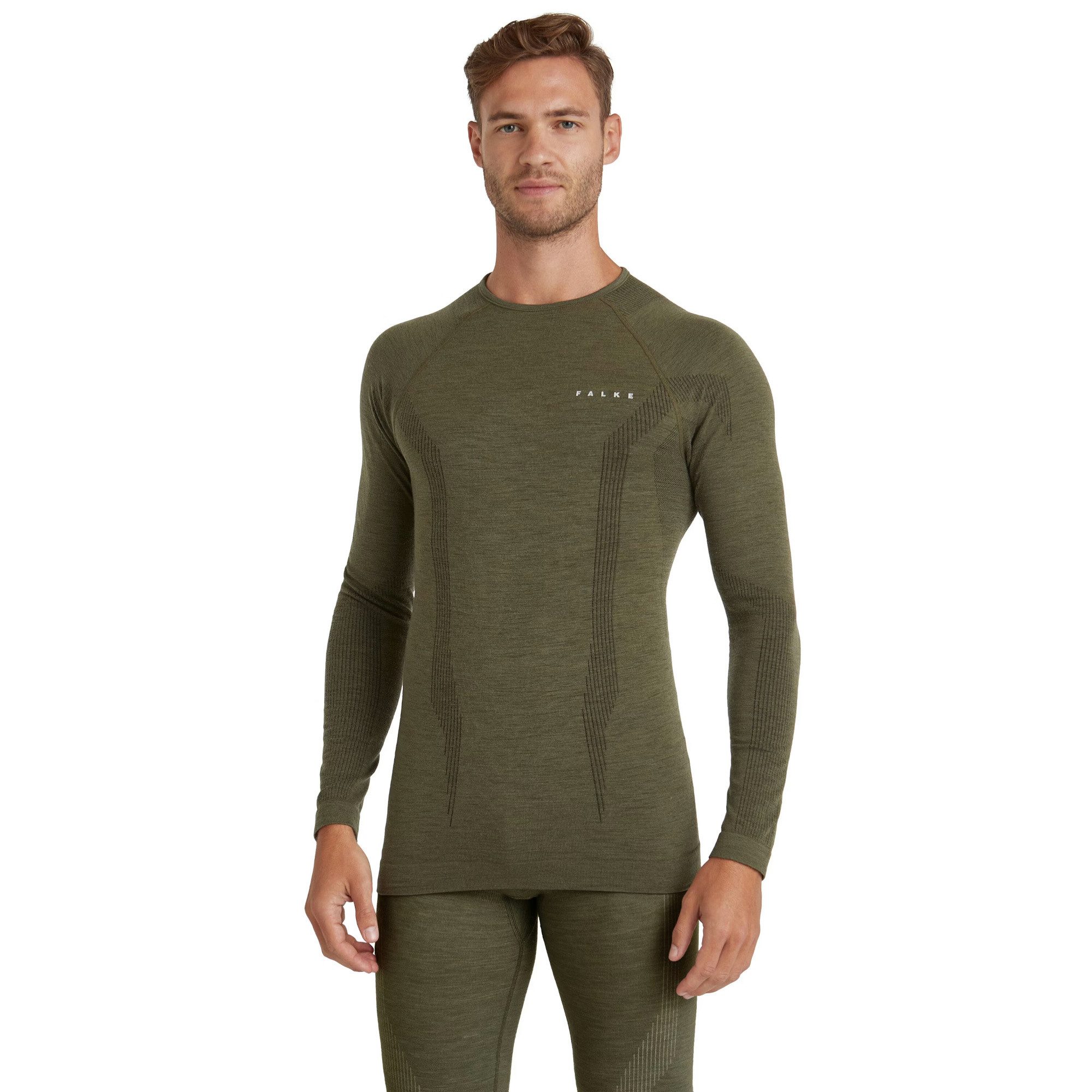 FALKE Unterziehshirt Falke Herren Langarmshirt Wool-Tech Longsleeve Shirt m 33481