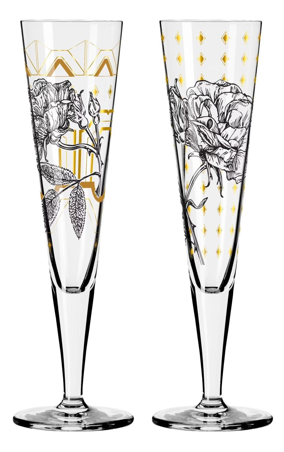 Champagnerglas GOLDNACHT