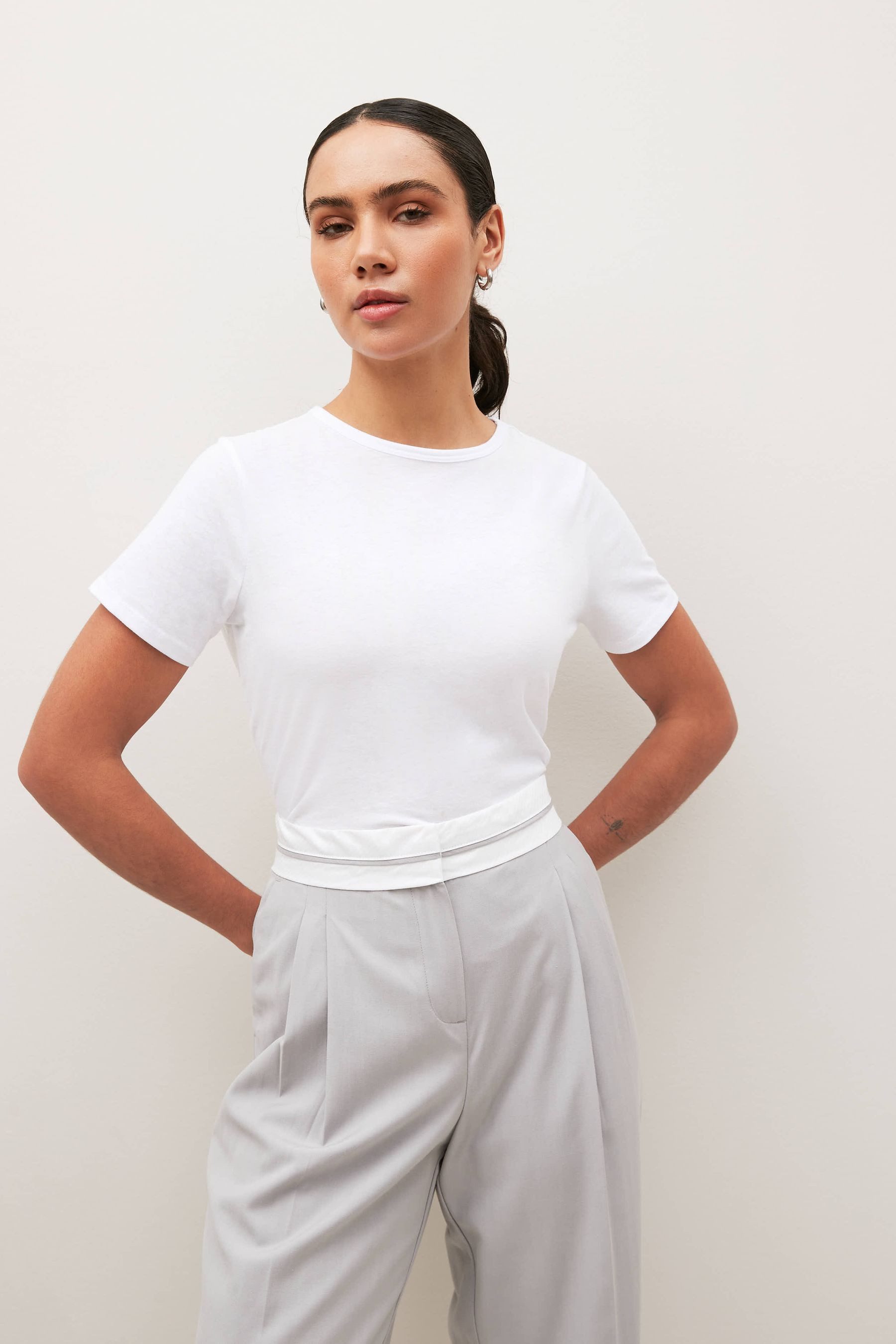 Next T-Shirt Everyday Kurzarm-T-Shirt mit Rundhalsausschnitt (1-tlg)