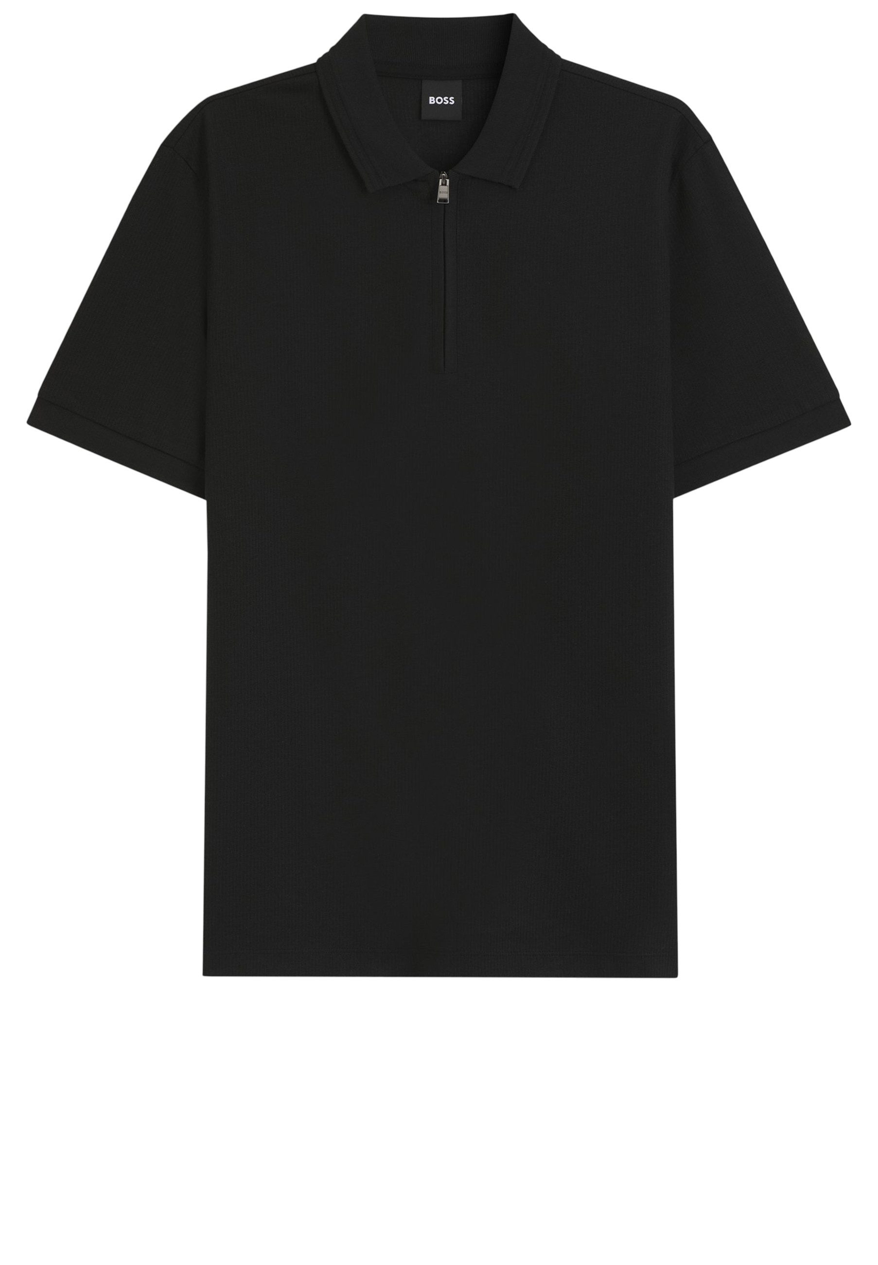 BOSS Poloshirt H-Paras mit Reißverschlussleiste (1-tlg)