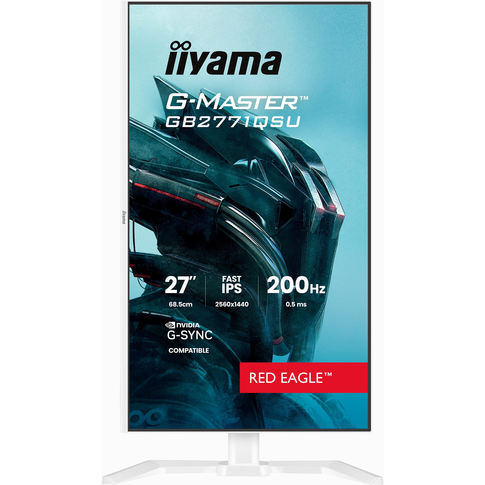 Iiyama iiyama G-Master GB2771QSU-W1 Red Eagle, TFT-Monitor (2560 x 1440 px)