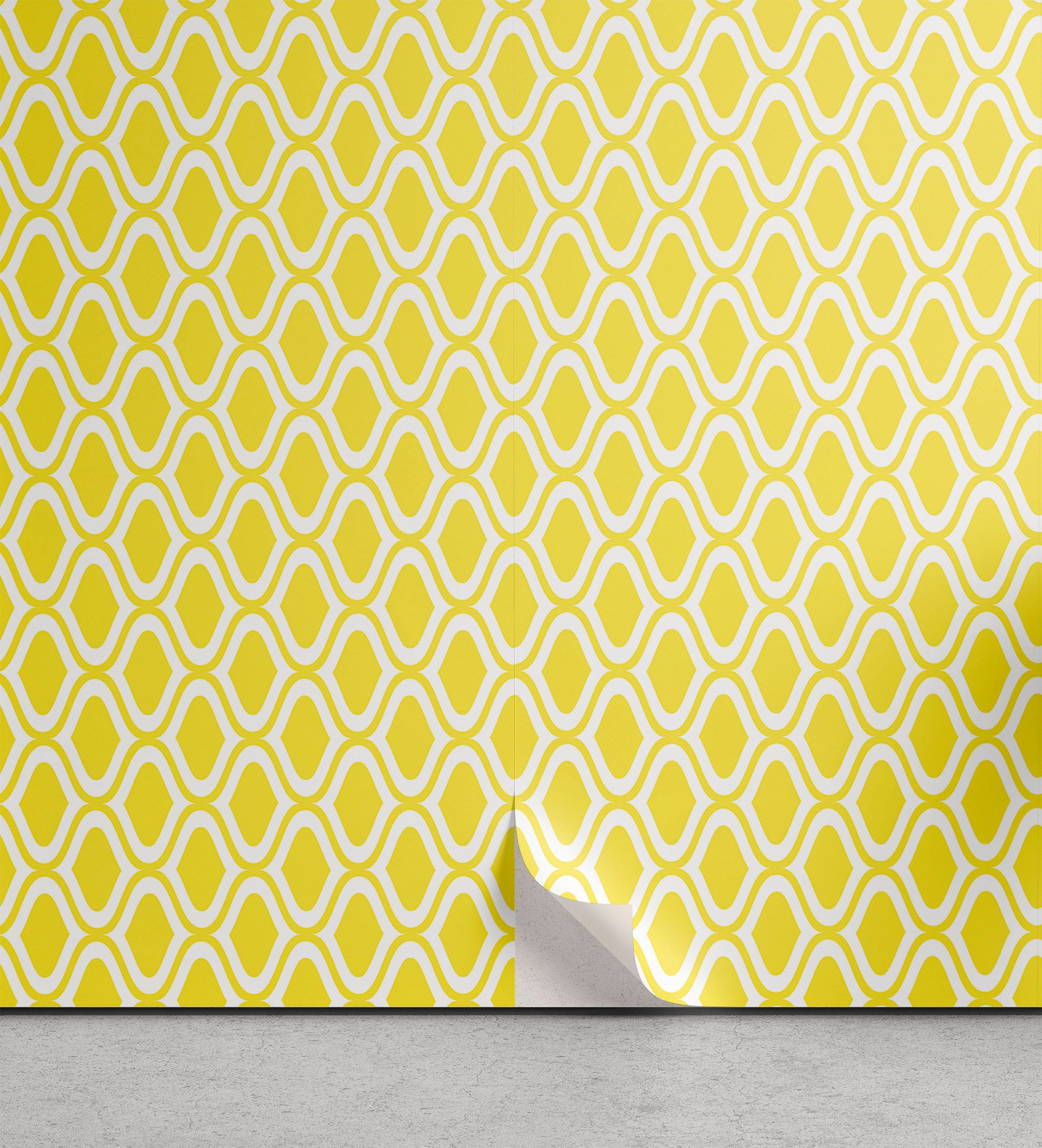 Abakuhaus Vinyltapete selbstklebendes Wohnzimmer Küchenakzent, Zitronen Abstrakte Zitrone Motive Kunst