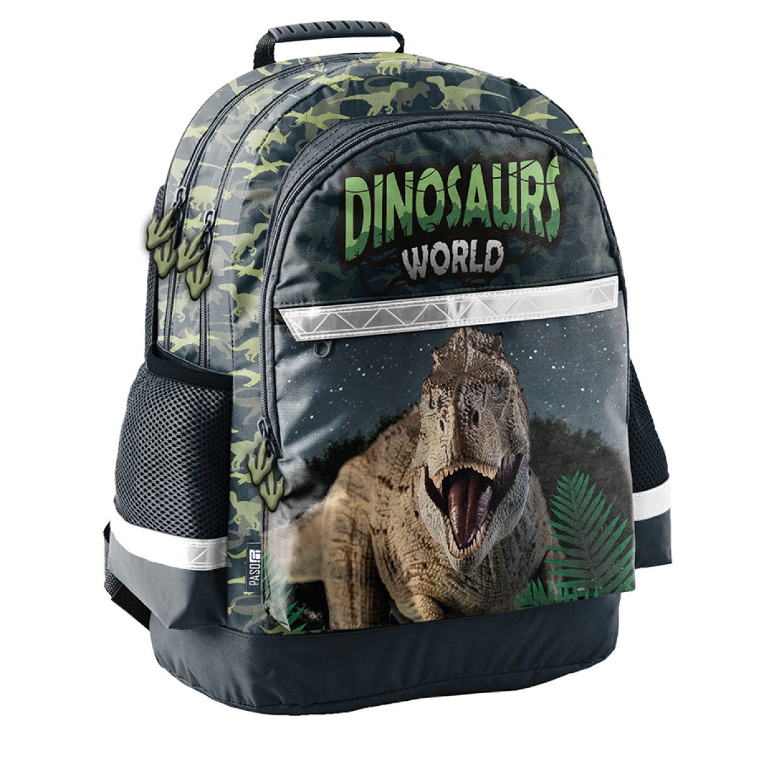 PASO Schulrucksack PP23DZ-116, Dinosaurier Schulrucksack