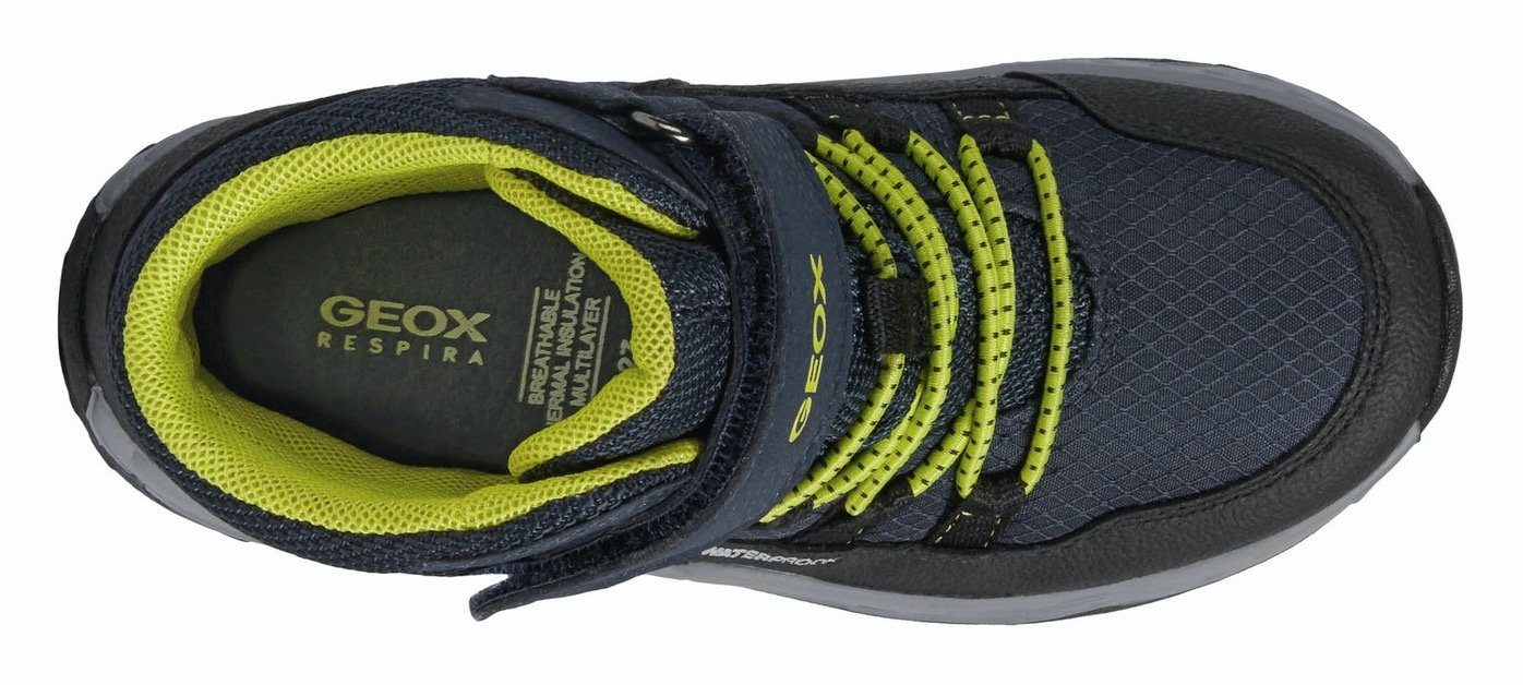 Geox J SENTIERO BOY und Schnürboots ABX Warmfutter B mit Amphibiox-Ausstattung