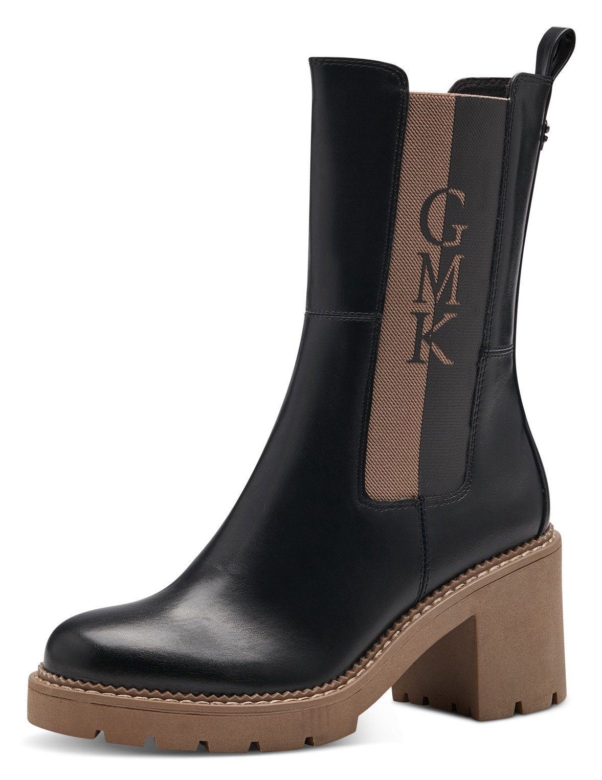 MARCO TOZZI by GMK Stiefelette mit Kontrastlook Schwarz/Nature (13006148) | Stiefeletten