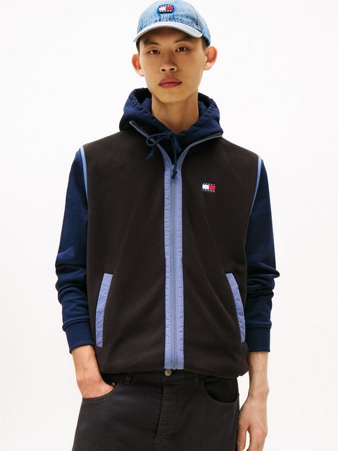 Tommy Jeans Fellimitatweste TJM REG POLAR FLEECE VEST EXT Mit Rundhalsaussc günstig online kaufen