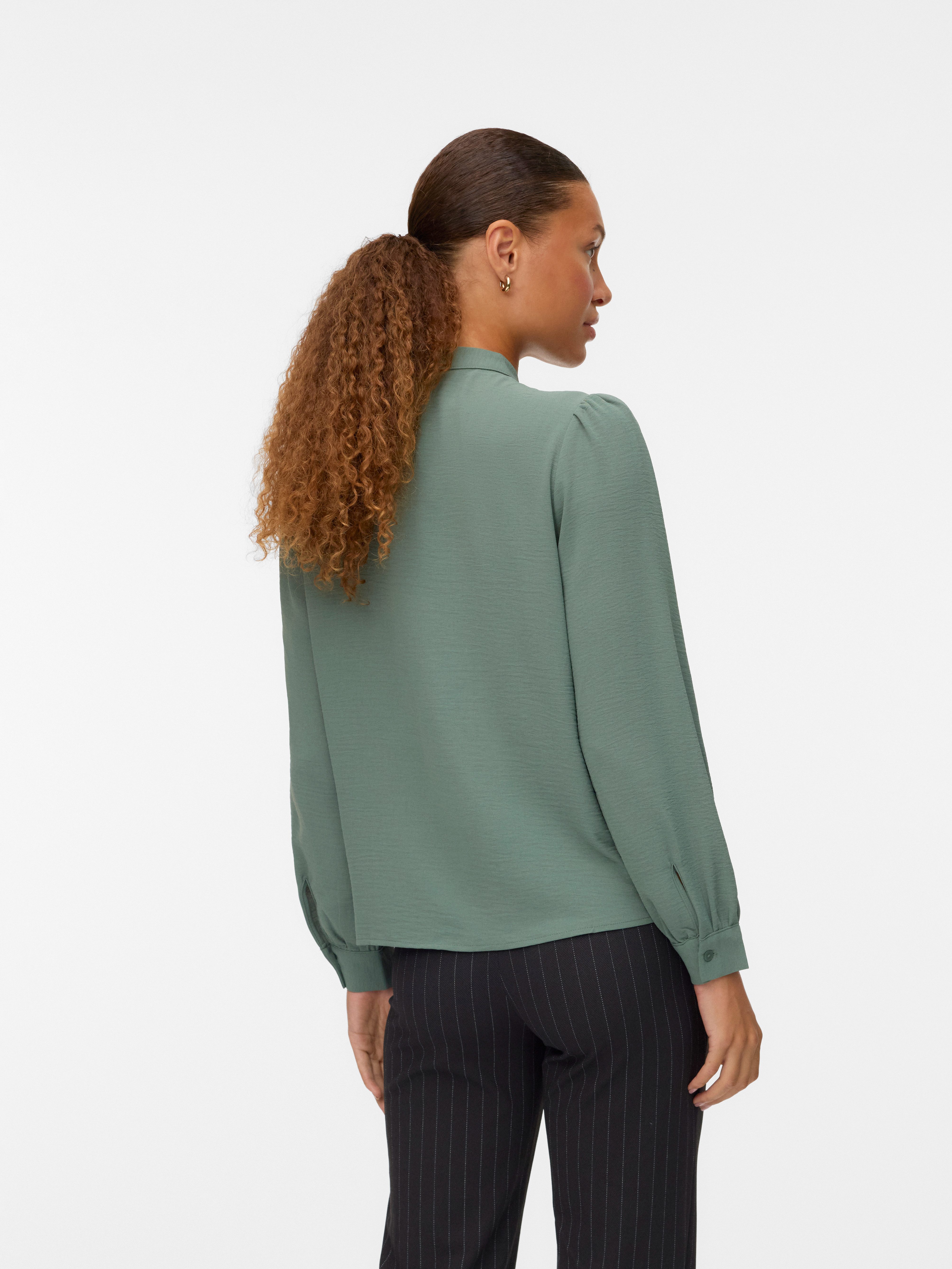 Vero Moda Langarmbluse VMEMMA LS LACE SHIRT WVN GA NOOS günstig online kaufen