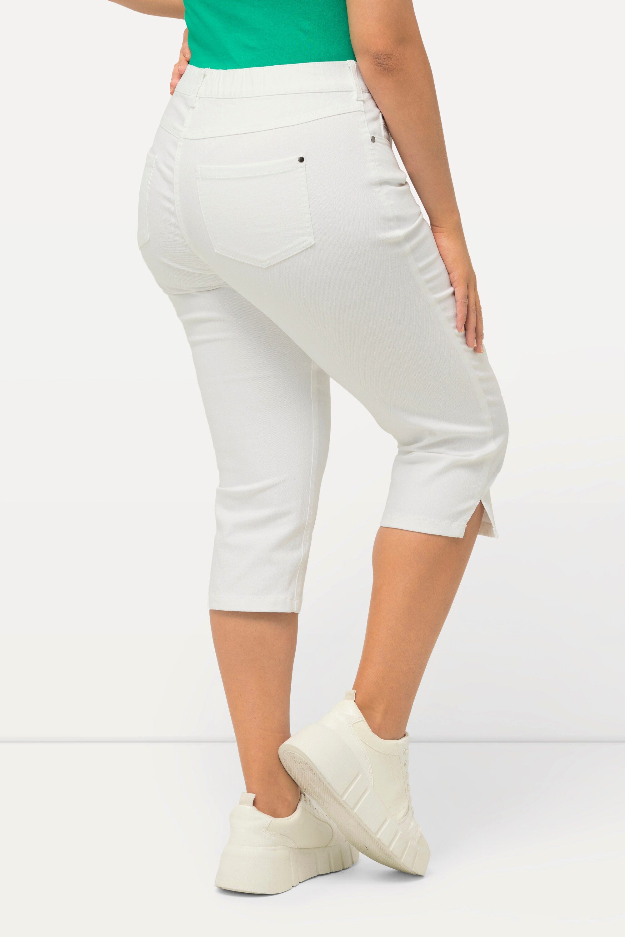 Ulla Popken Funktionshose Capri Jeans Sarah schmale 5-Pocket-Form