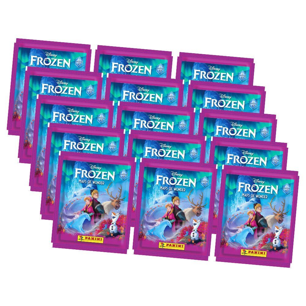 Panini Sticker Panini Die Eiskönigin Sticker - Frozen Reise voller Wunder, (Set), Frozen Reise voller Wunder - Sammelsticker - 15 Tüten