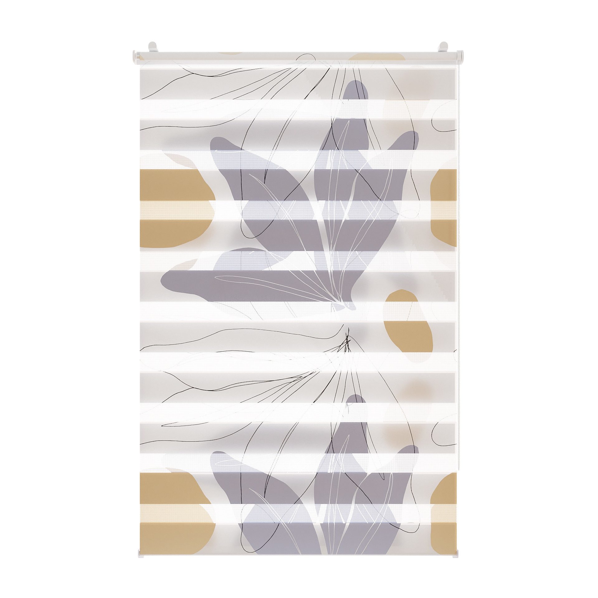 Doppelrollo Duo Rollo, Roomy, Klemmbar, Anschraubbar, Klemmbar, Anschraubbar