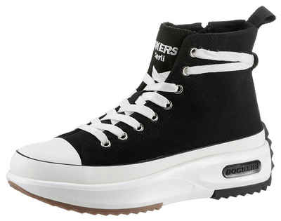 Dockers by Gerli Sneaker, High Top-Sneaker, Freizeitschuh, Сапоги на шнуровке mit Plateausohle